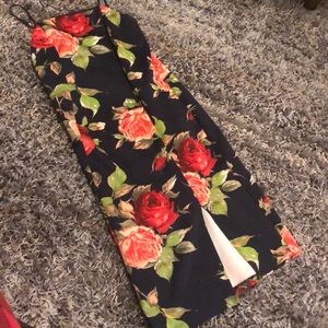 Floral bodycon